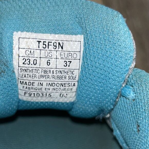 Asics Gel Contend-3 Women's Size US 6 Gray Teal Blue Running Sneaker Shoes - Picture 12 of 13